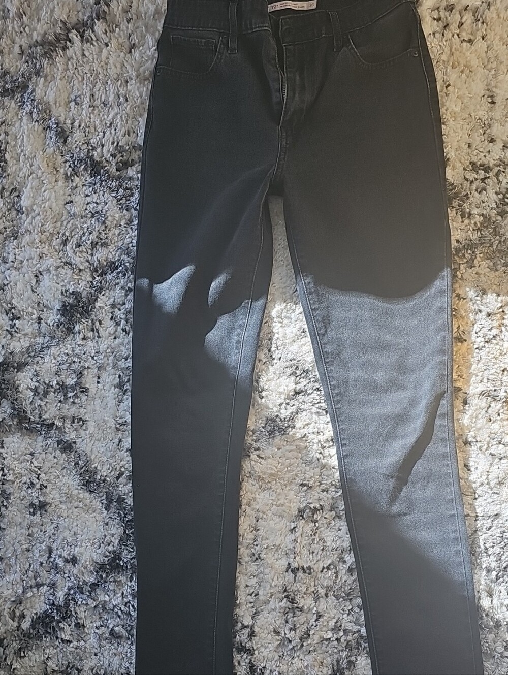 Levi's 721 High-Rise Black Women’s Skinny Jeans Size 26